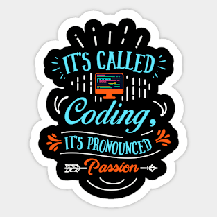 Coding Is Passion - Programming Sticker